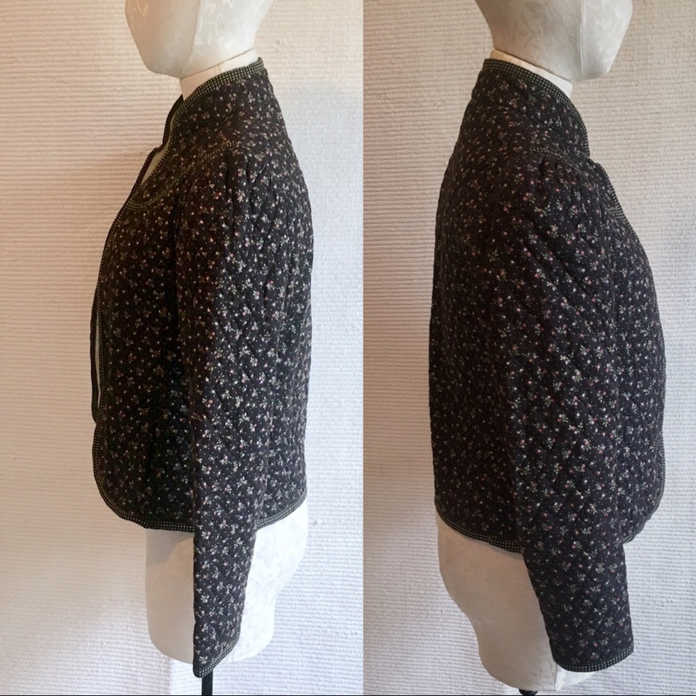 Gunne Sax M Vintage 70s Quilted Prairie Jacket - Picture 4 of 8